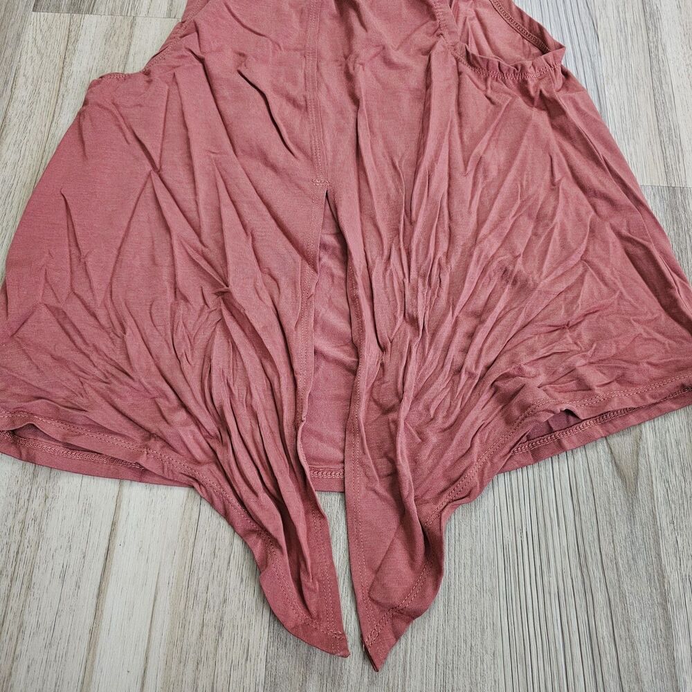 Citrus Lounge Around Jersey Tie Back Tank Top Clay Orange Size Small - Picture 7 of 10